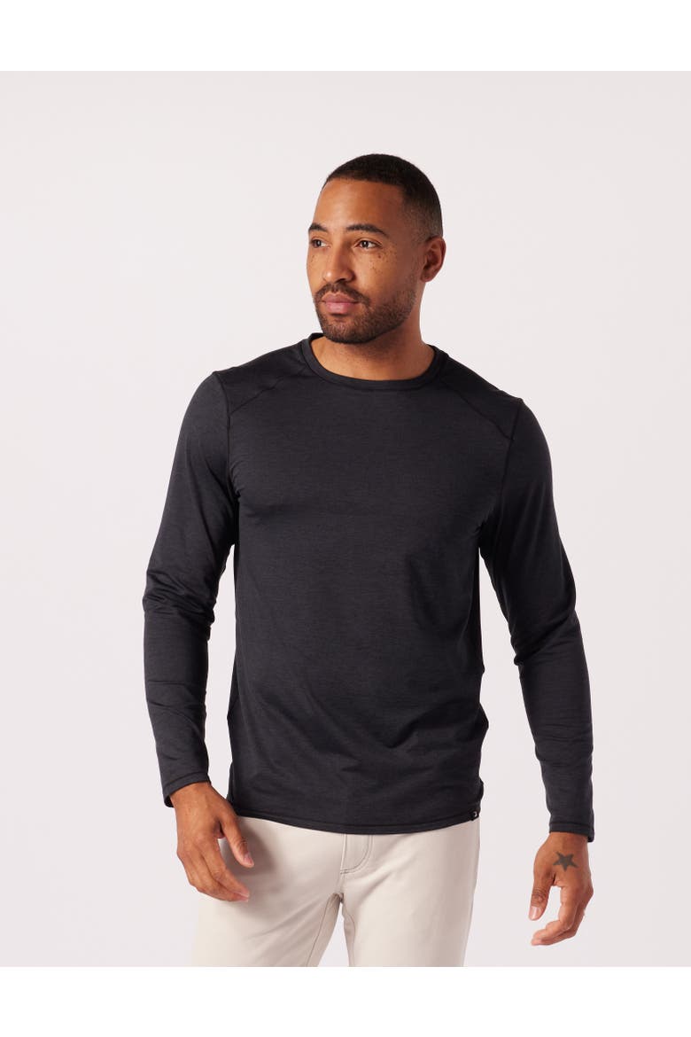 Dash Crew Neck, Main, color, Black Marble