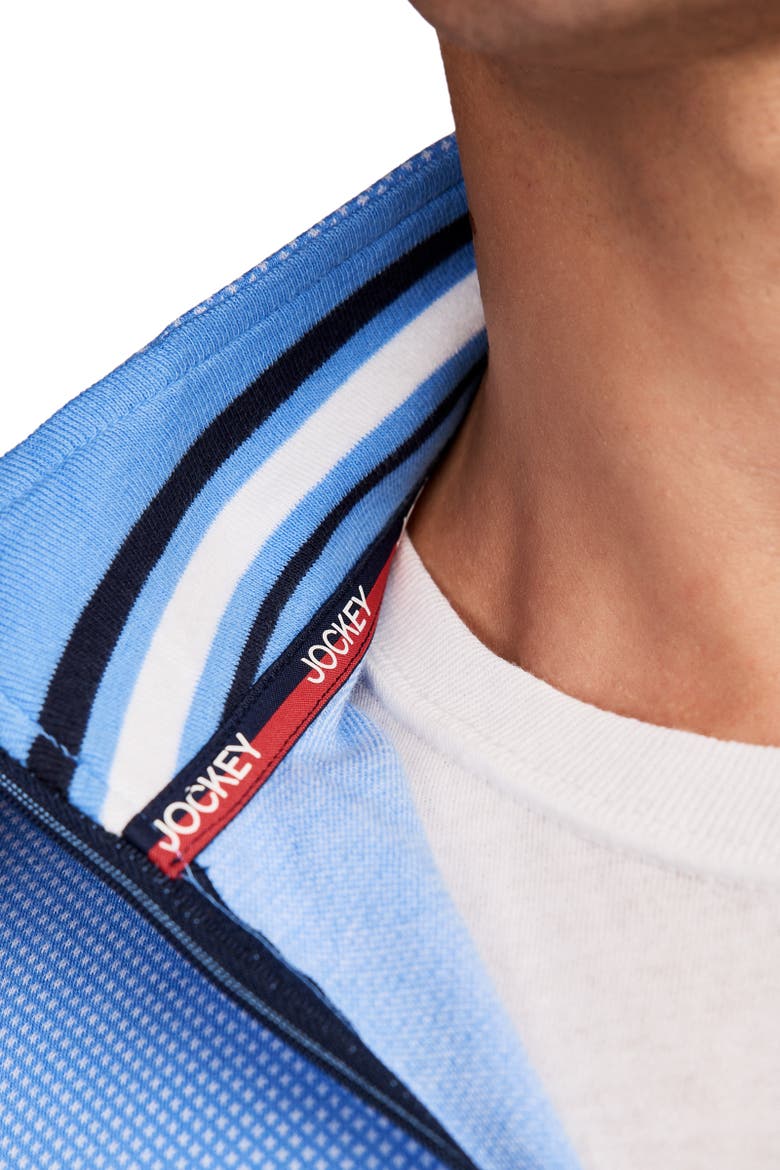 Men's 1876 Collection 1/4 Zip, Alternate, color, 1876 Crisp Blue