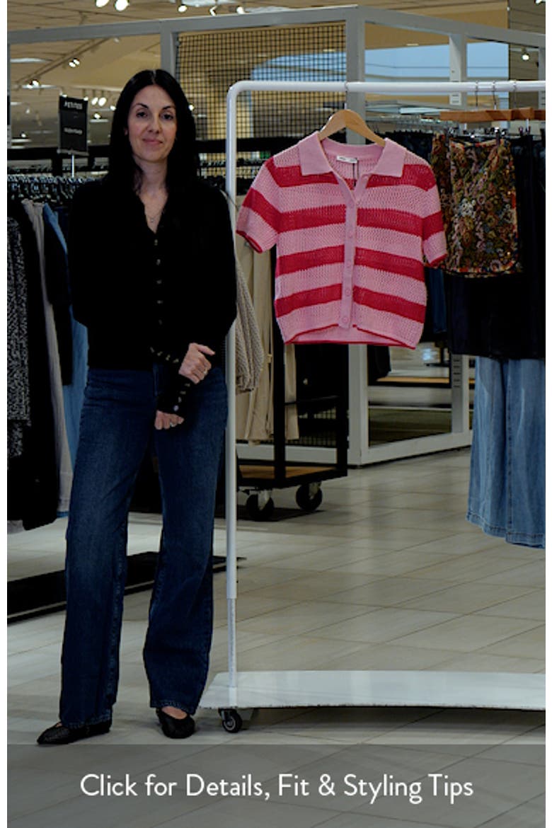 Stripe Open Stitch Cardigan video