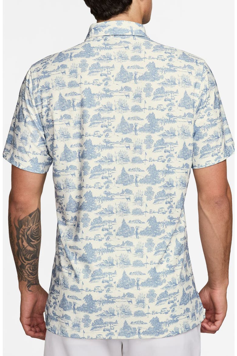 Toile Dri-FIT Perforated Golf Polo, Alternate, color, WORK BLUE