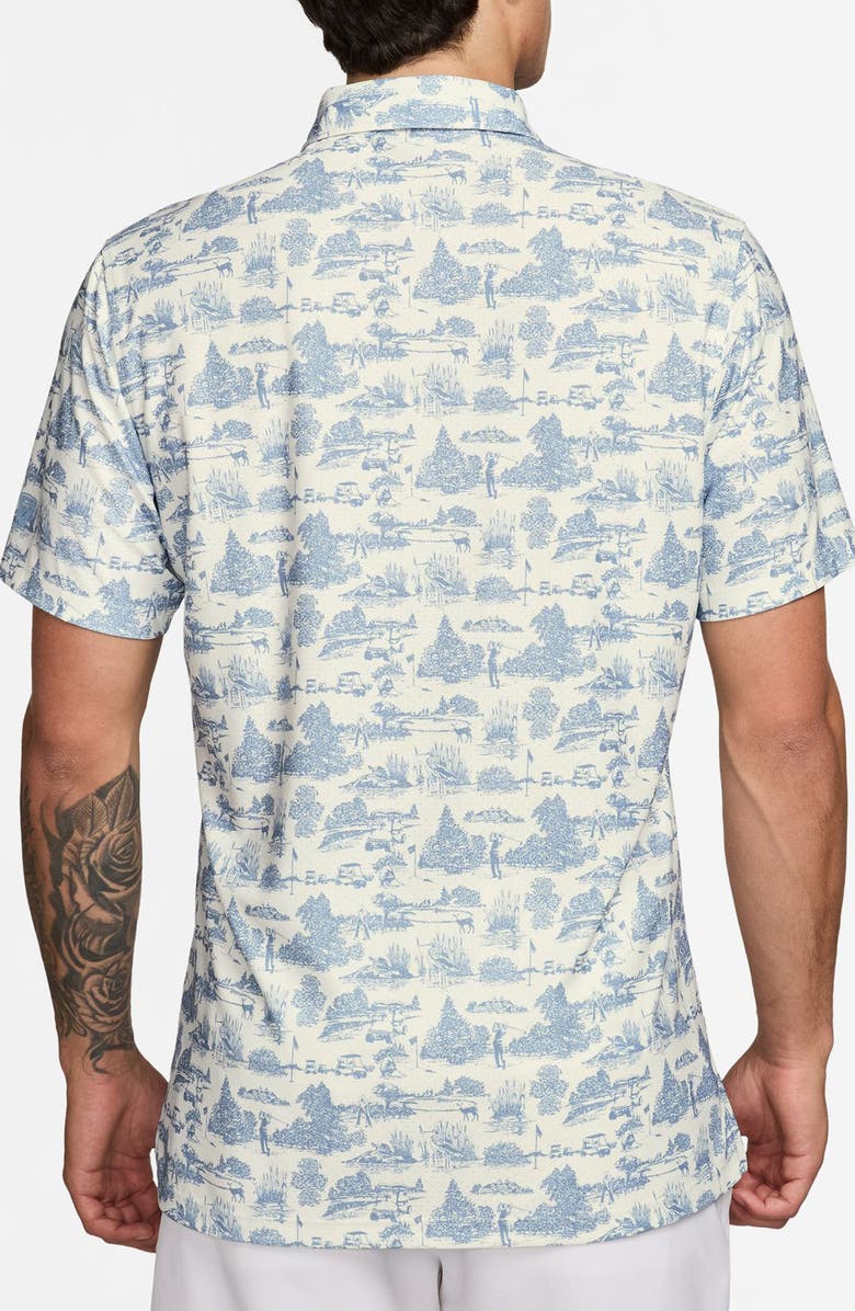 Nike Toile Dri-FIT Perforated Golf Polo, Alternate, color, Work Blue