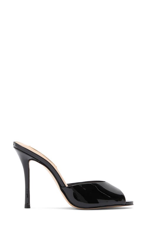 Steve Madden Priya Peep Toe Mule In Black