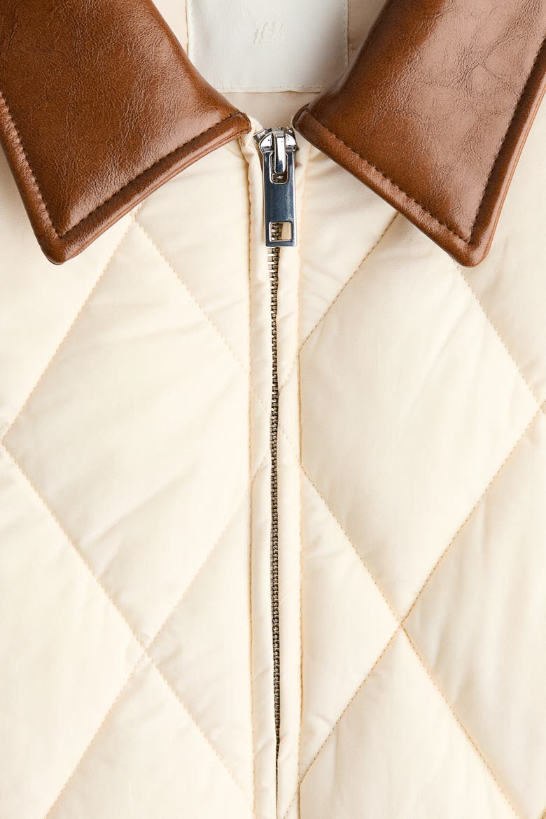 Thermolite® Quilted Jacket, Alternate, color, Light beige