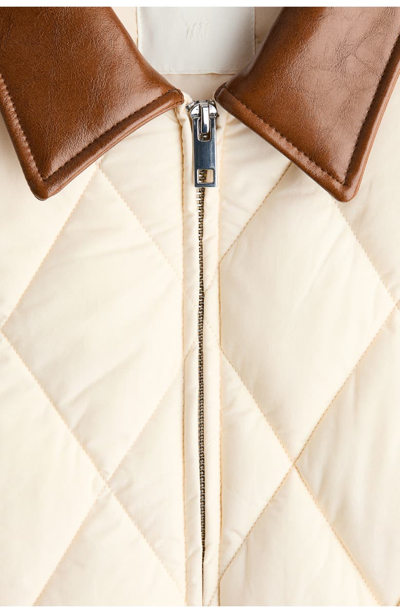 H&M Thermolite<sup>®</sup> Quilted Jacket, Alternate, color, Light Beige