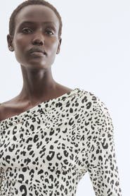 H&M Draped One-shoulder Top