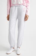 Sandy Liang Lucius Terminator Bunny Crystal Embellished Graphic Sweatpants
