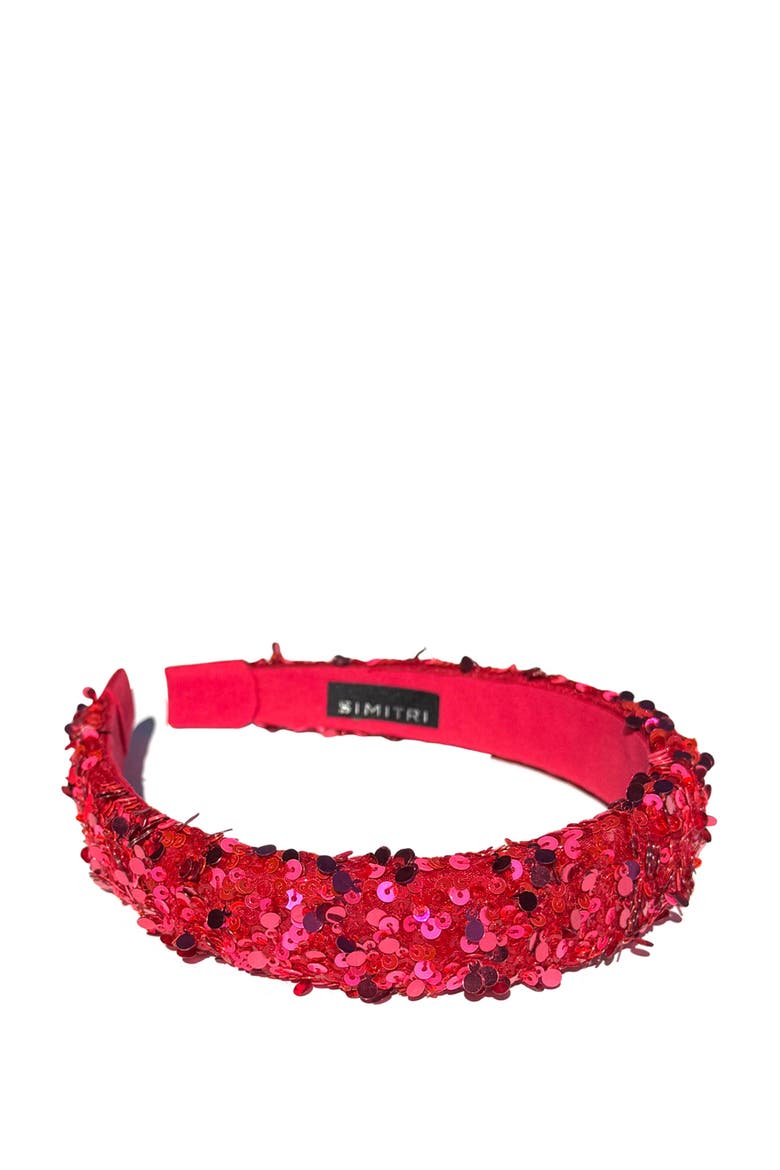 Berry Headband, Main, color, Berry