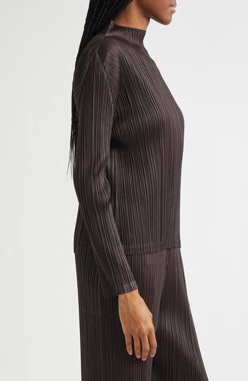 Monthly Colors December Pleated Top