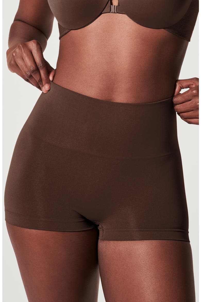 SPANXshape™ ExtraOrdinary Boyshorts, Main, color, CHESTNUT BROWN