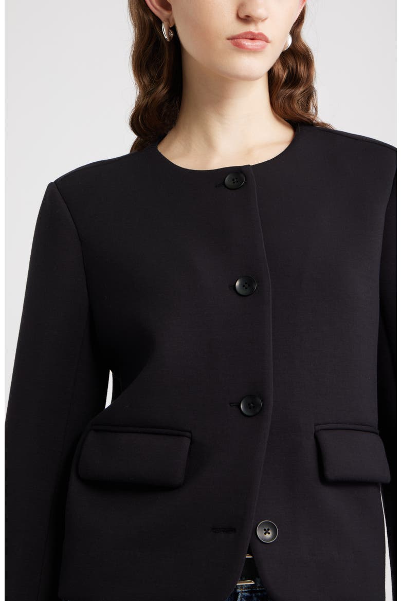 Neoprene Jacket, Alternate, color, BLACK