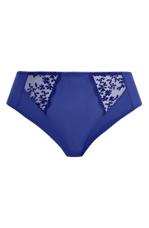 Elomi Zarla High Leg Briefs In Blue