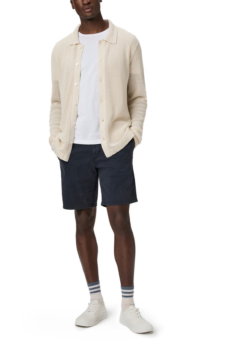 PAIGE Wilkinson Organic Cotton Cardigan, Alternate, color, Heathereded Macadamia