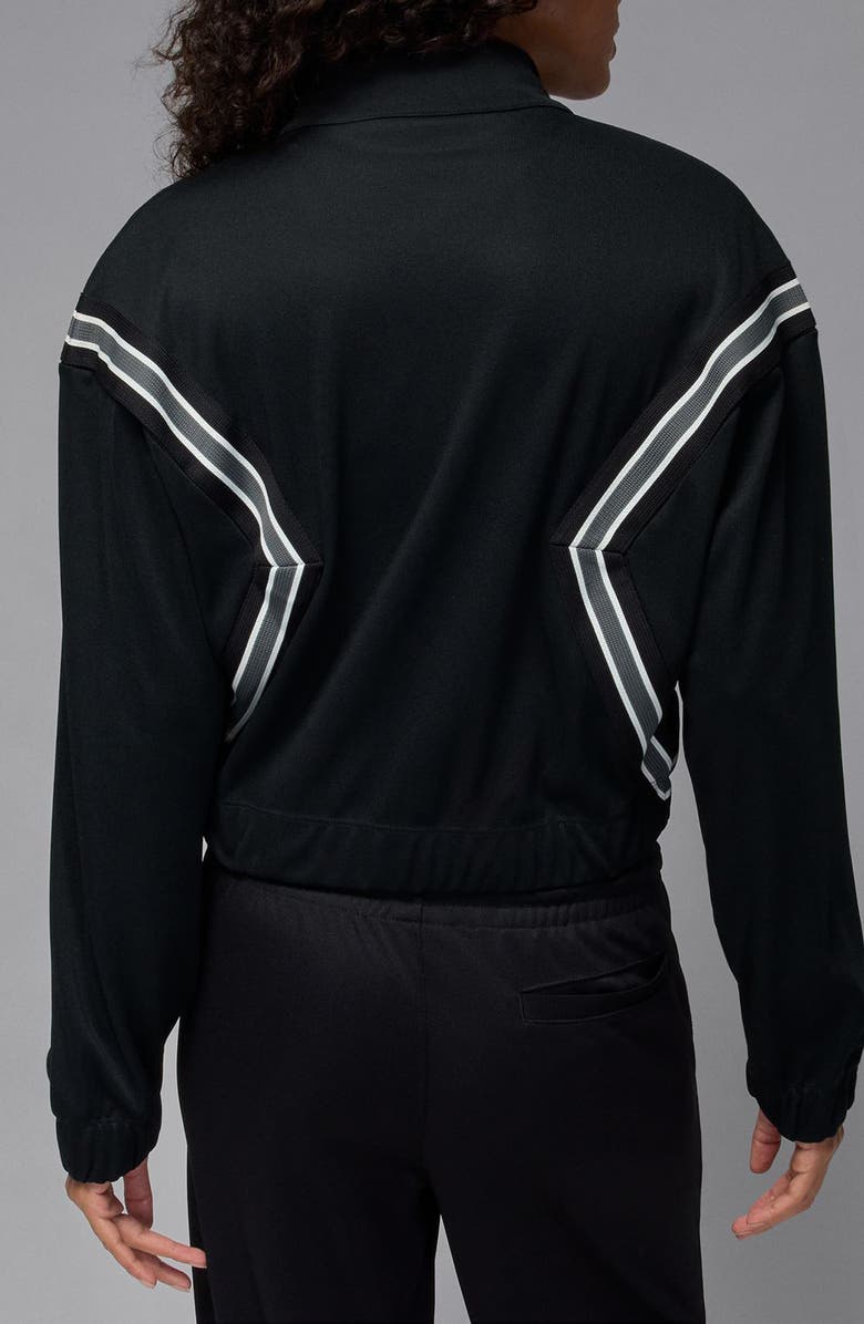 Jordan Brooklyn Track Jacket, Alternate, color, Black/ Sail