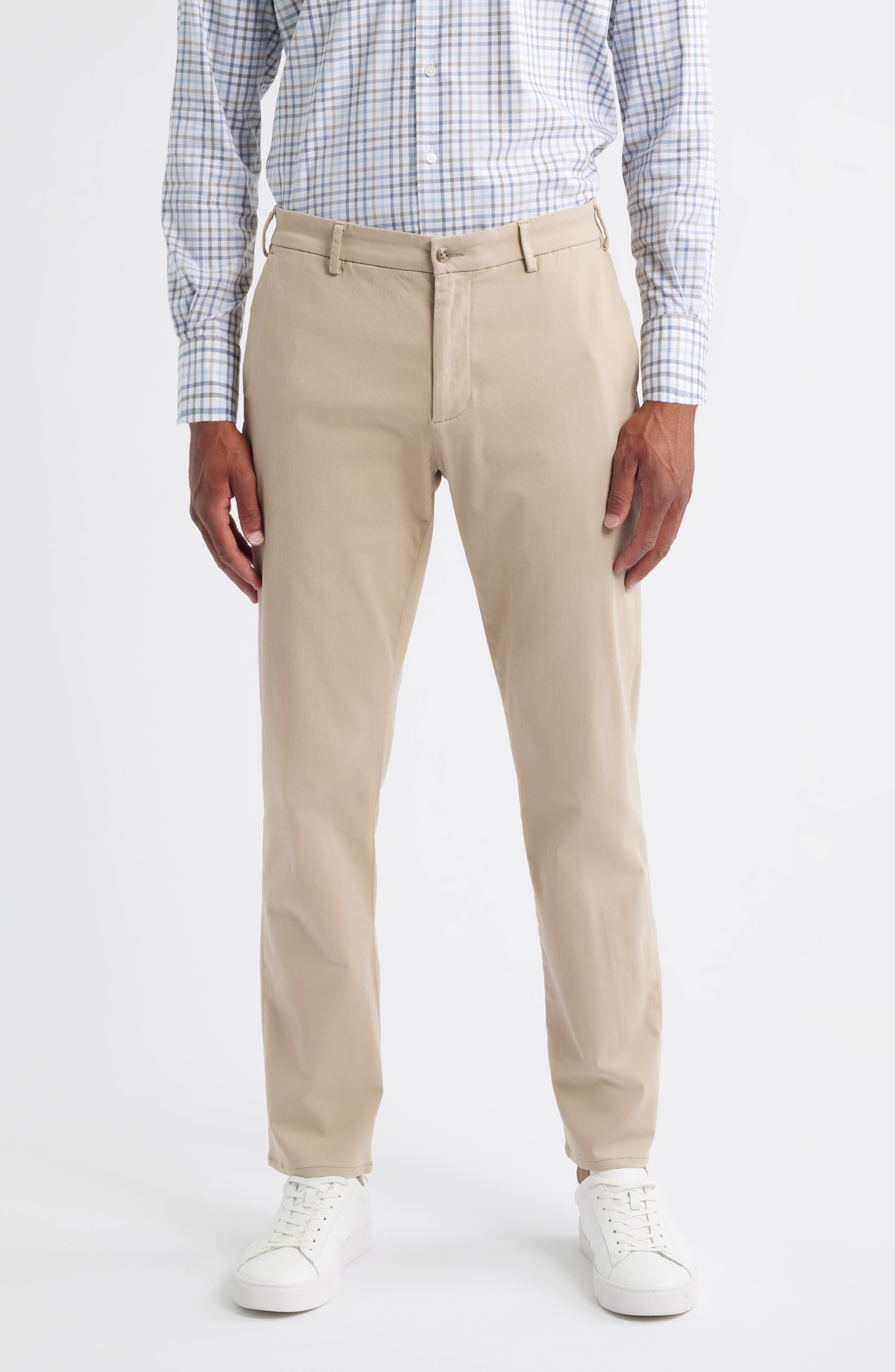 Peter Millar Signature Sateen Flat Front Pants