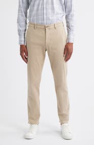 Peter Millar Signature Sateen Flat Front Pants