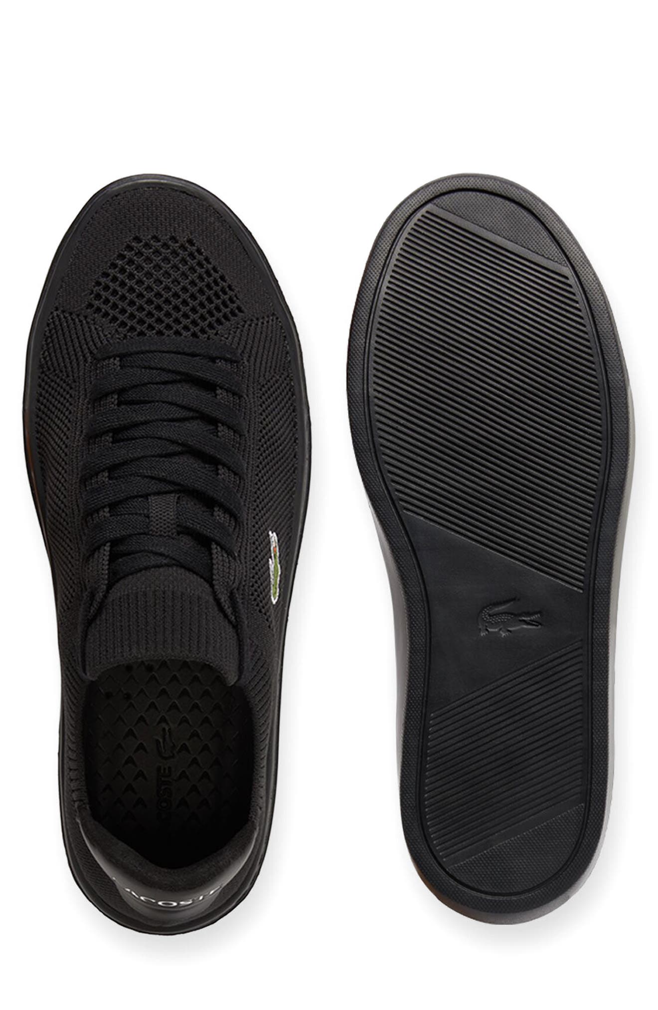 Lacoste La Piquée 2.0 Sneaker, Alternate, color, Black/ Black