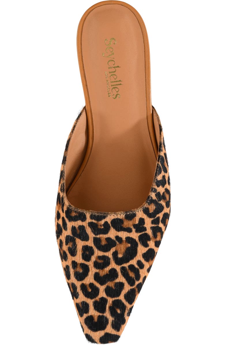 Seychelles Mocktail Genuine Calf Hair Mule, Alternate, color, Leopard