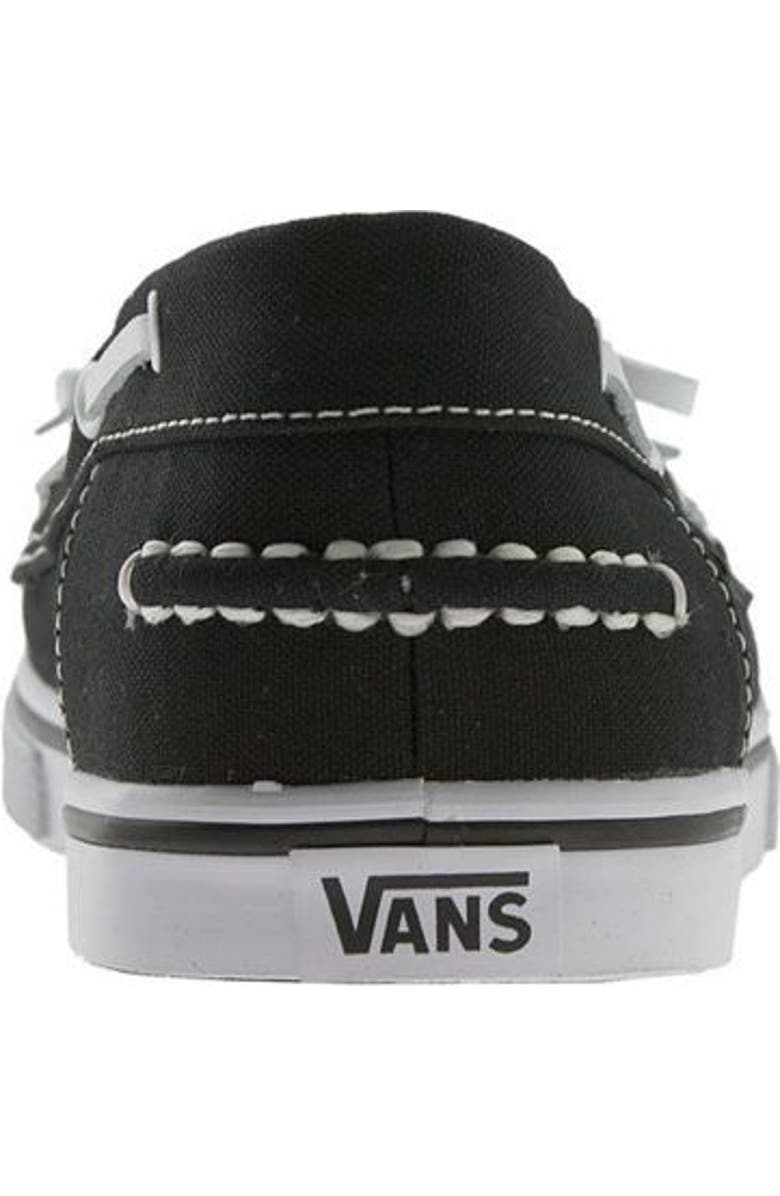 Vans 'Abby' Satin Boat Shoe, Alternate, color,