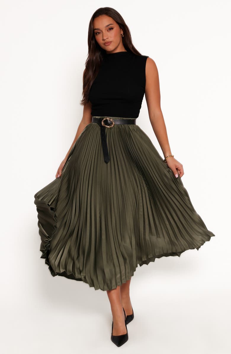 Petal & Pup Polina Pleated Maxi Skirt, Alternate, color,