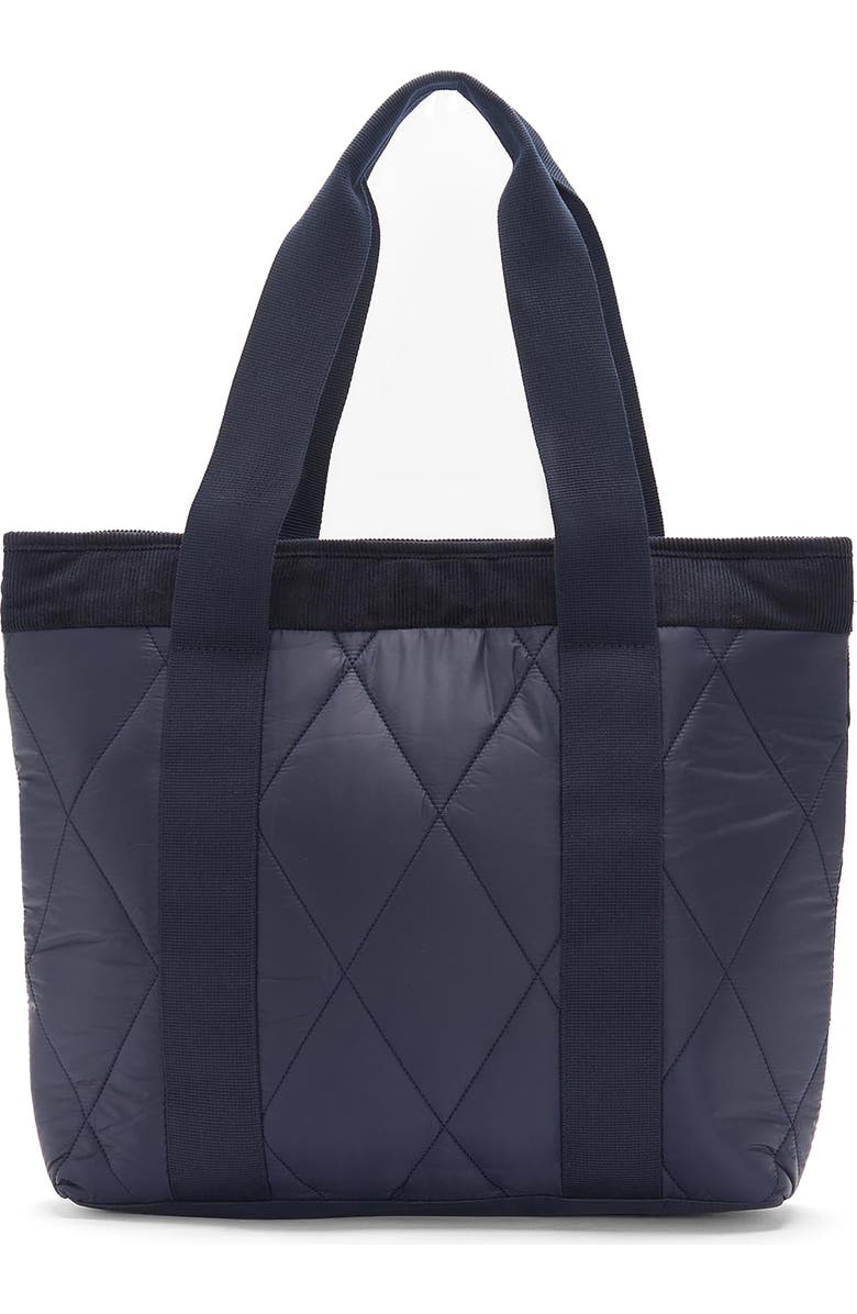 Barbour Healy Mixed Media Tote, Alternate, color, Navy