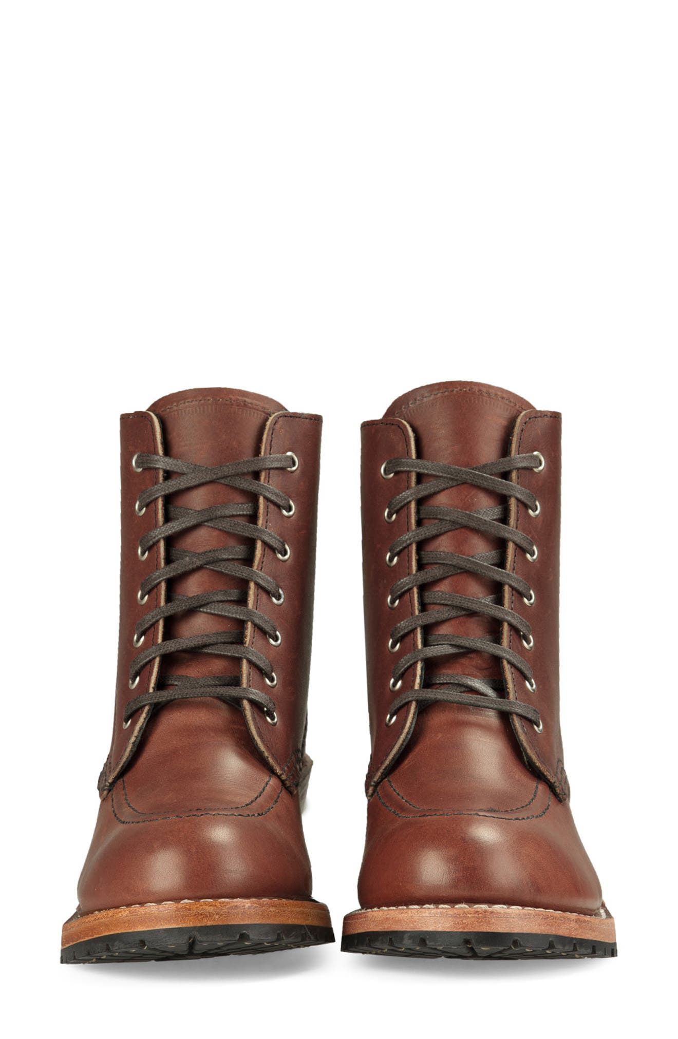 Clara Boot, Alternate, color, AMBER HARNESS LEATHER