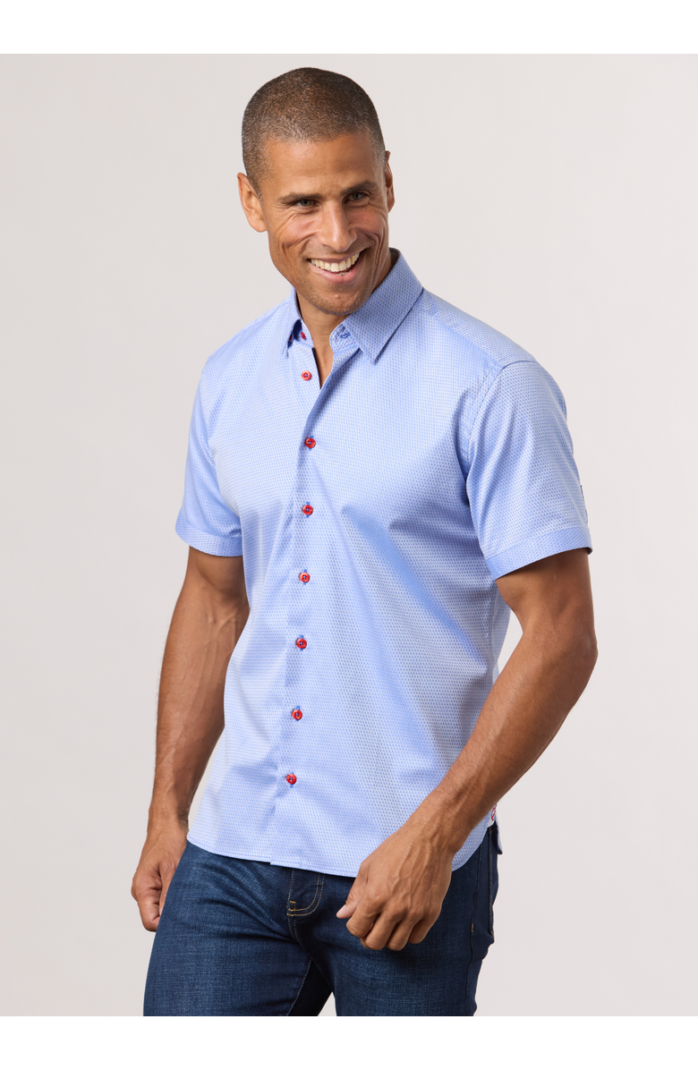Hammer Made Antibes Short Sleeve Button Down Shirt, Main, color,