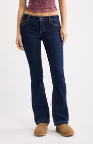 BP. Embroidered Bootcut Jeans
