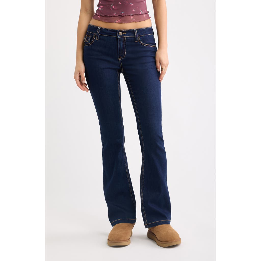 Bp. Embroidered Bootcut Jeans In Highland Wash