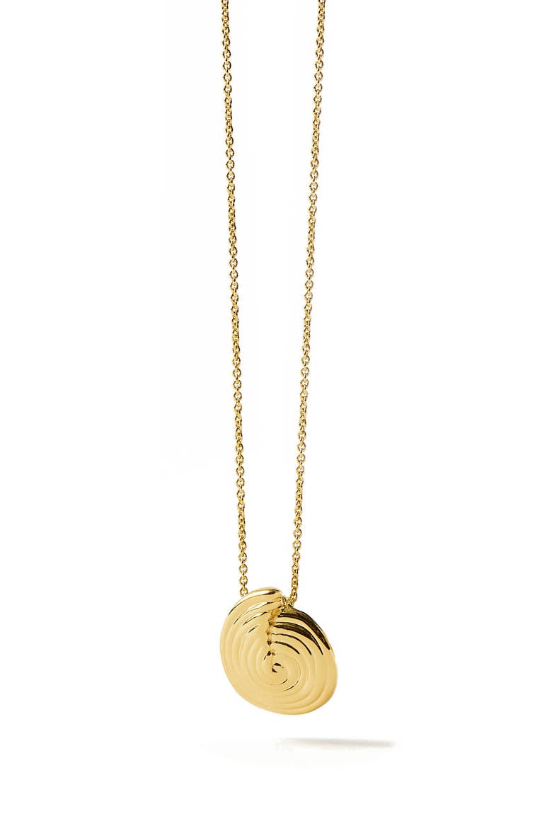 Mini Spiral Pendant Necklace, Alternate, color, GOLD