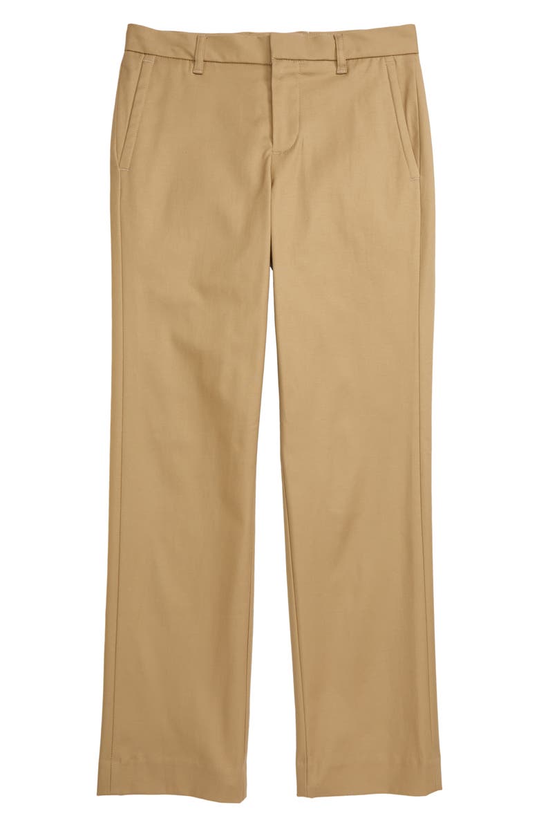Nordstrom Flat Front Chino Dress Pants, Main, color, 