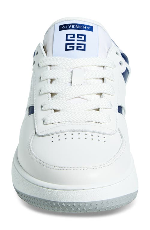Givenchy White Leather Sneakers With Distinctive Logo In White