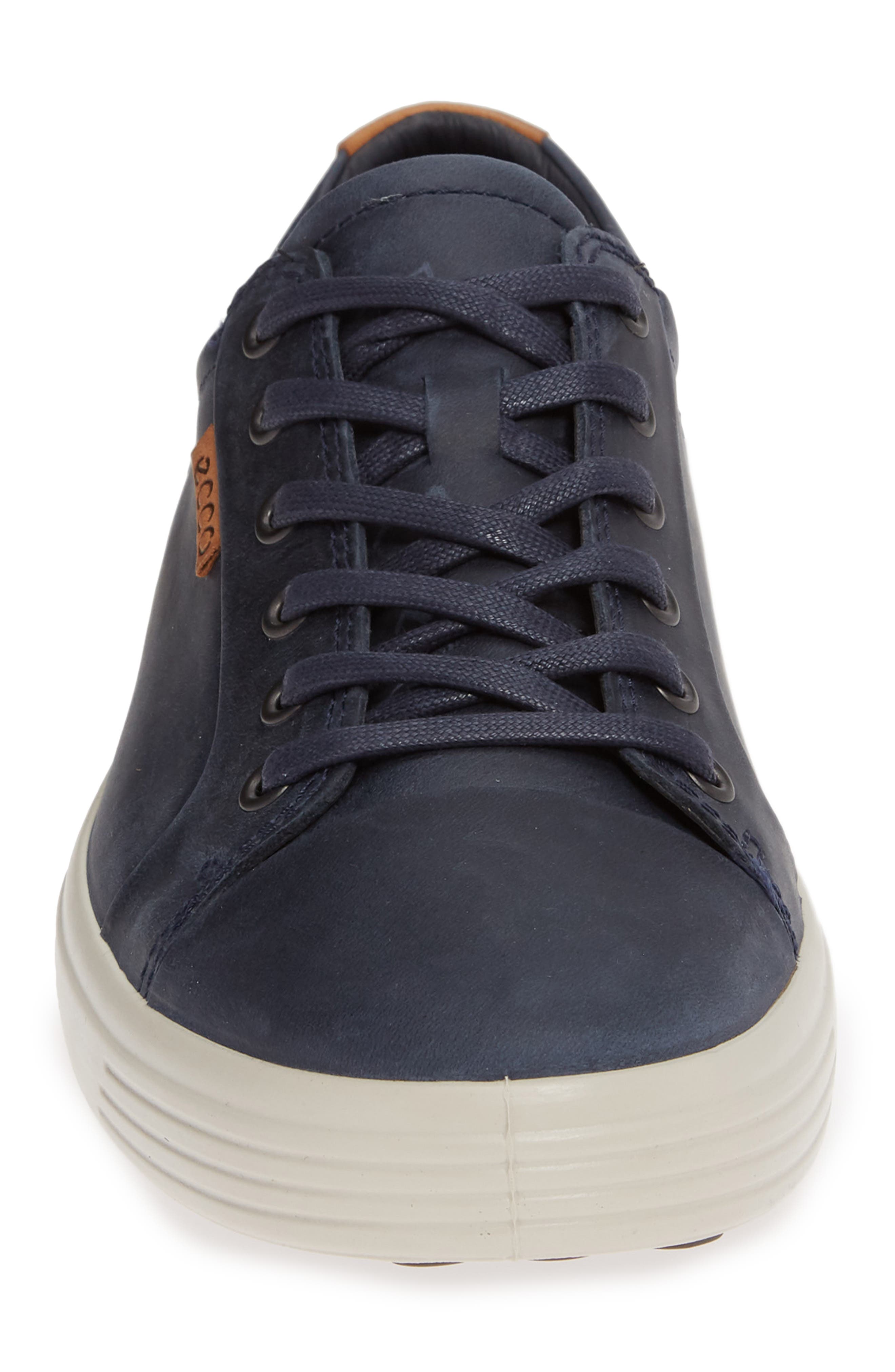 Soft 7 Sneaker, Alternate, color, MARINE BLUE LEATHER