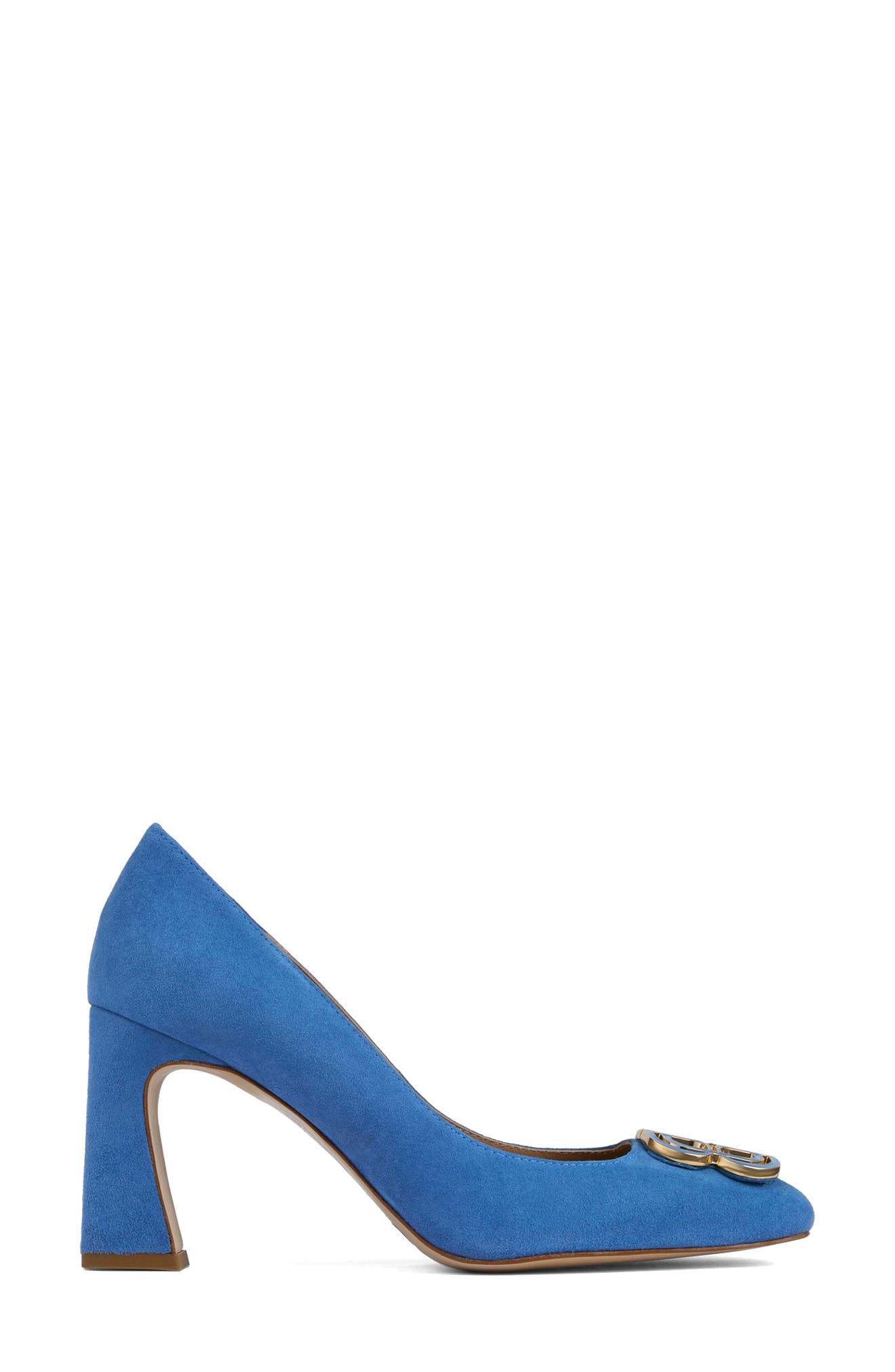 LK Bennett Truly Logo Pump, Alternate, color, French Blue