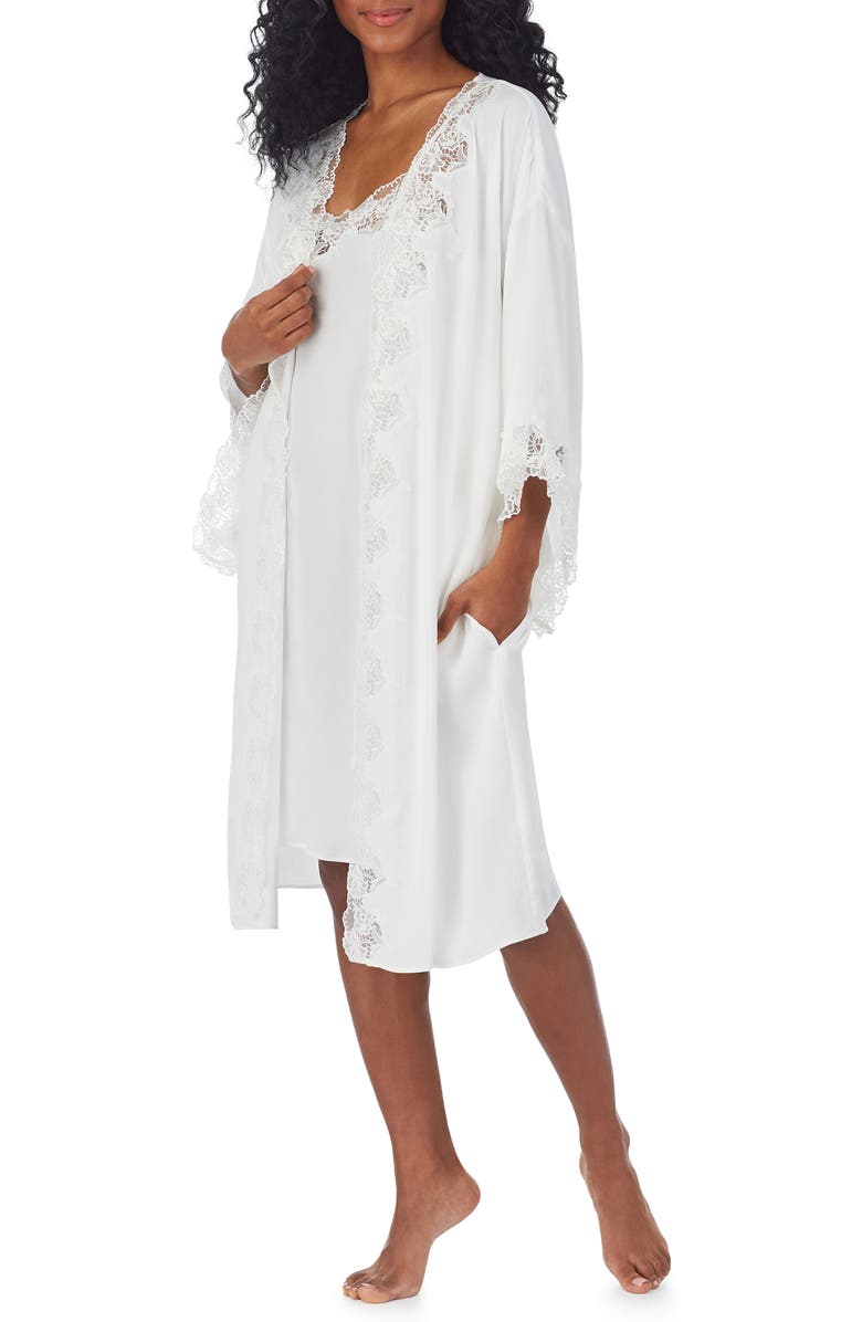 Eileen West Ballet Satin Chemise, Alternate, color,