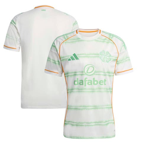 Men's adidas White Celtic 2025/26 Third Replica Jersey