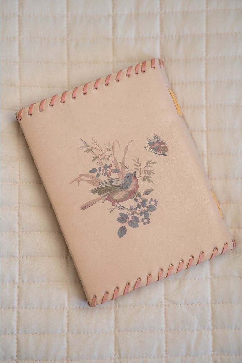Sparrows & Rose Leather Journal, Alternate, color, Multi