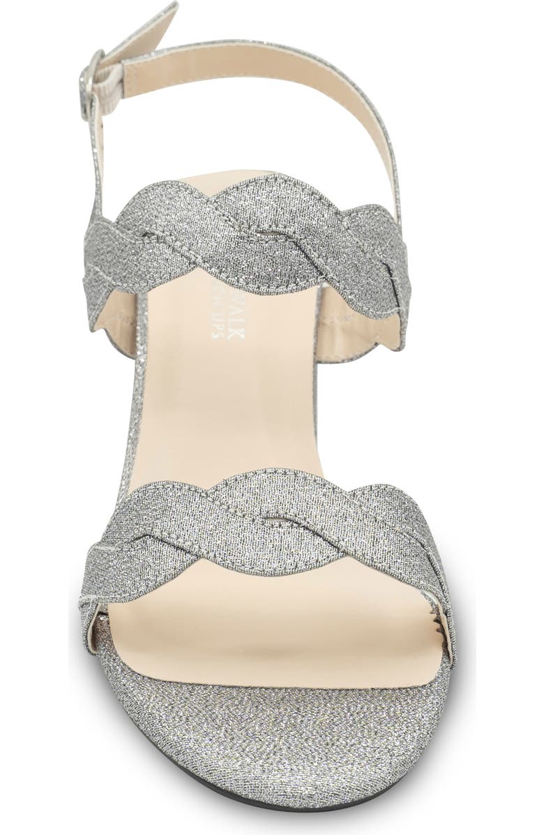 Touch Ups Champagne Ankle Strap Sandal, Alternate, color, Pewter