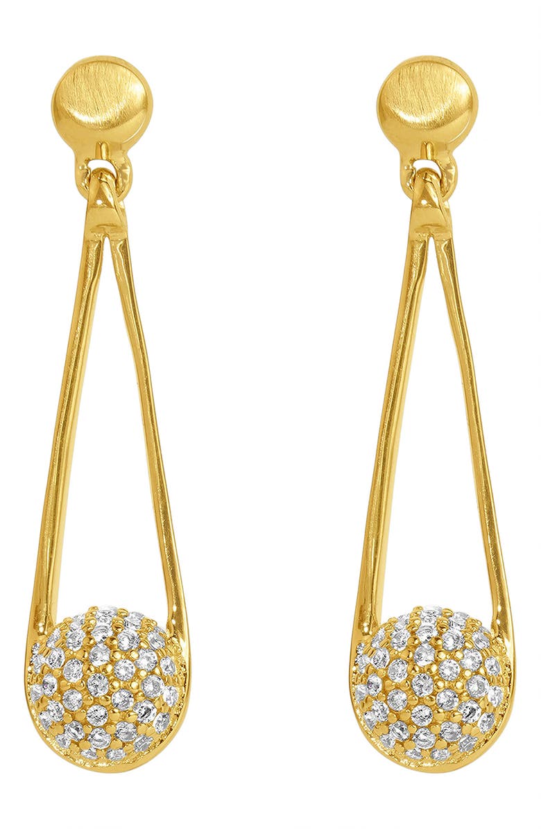 Dean Davidson Mini Ipanema Pavé Drop Earrings, Alternate, color, Tp 22Kyg