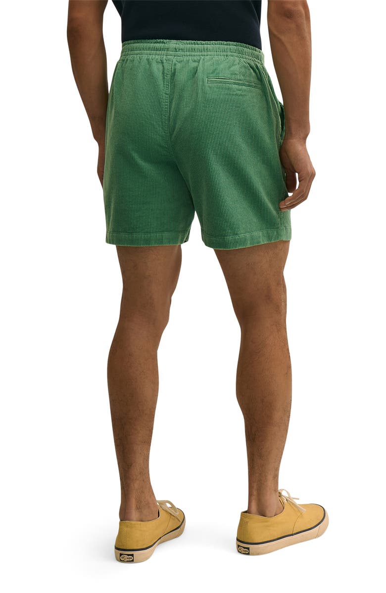Brooks Brothers Corduroy Drawstring Shorts, Alternate, color, Malachite Green