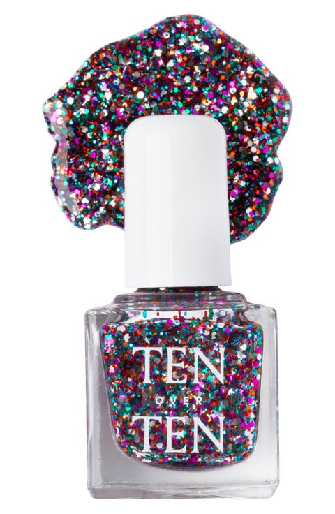 Rainbow Nail Polish Topper