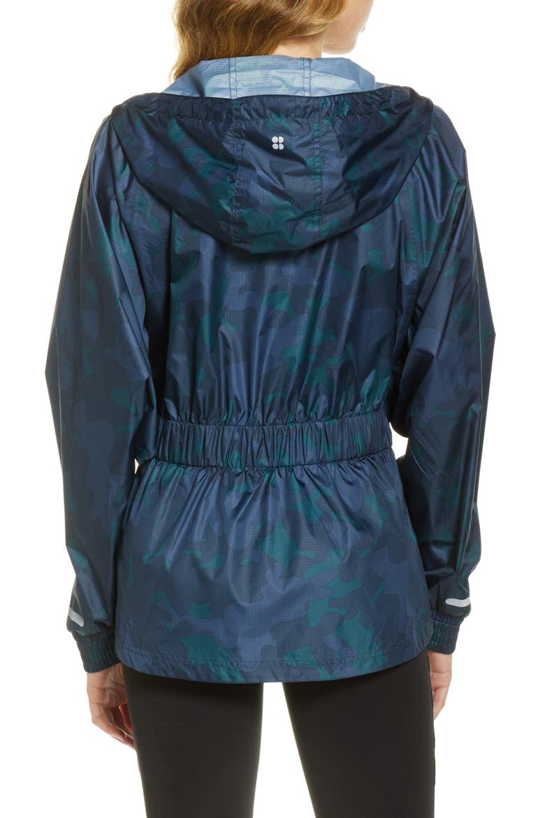 Storm Seeker Batwing Jacket, Alternate, color, BLUE GREEN CAMO