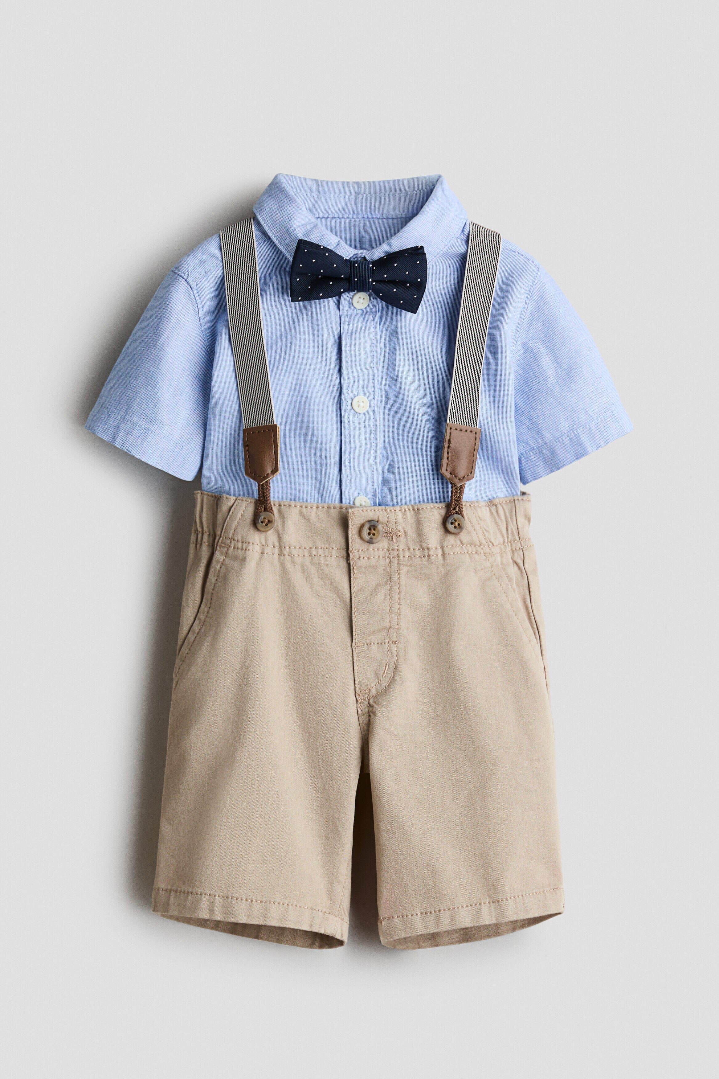 Beige/light blue