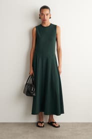 COS Sculptural Cotton-jersey Midi Dress