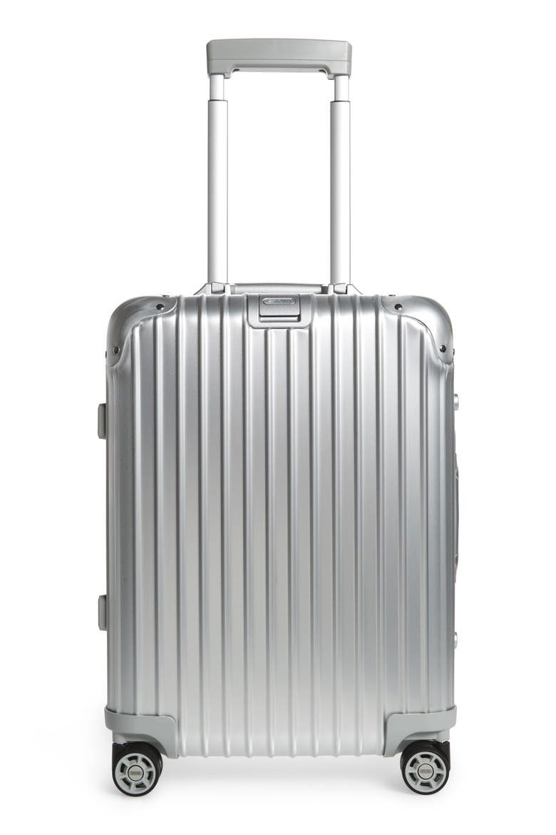 Topas 22-Inch Cabin Multiwheel® Aluminum Carry-On, Main, color, SILVER