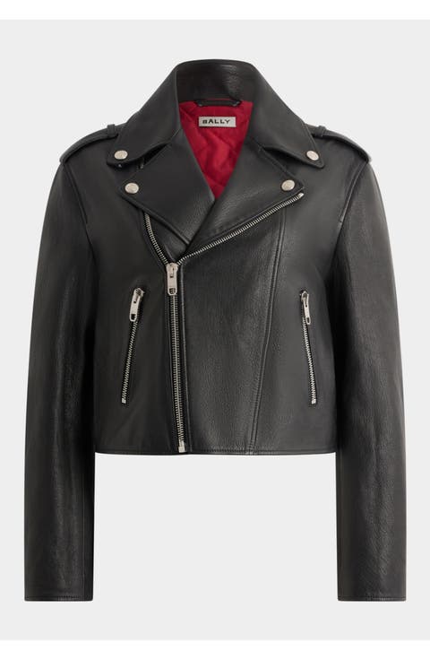 Biker Jacket in Goat Leather