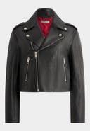 Bally Biker Jacket in Goat Leather