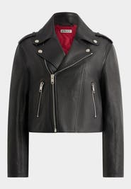 Bally Biker Jacket in Goat Leather