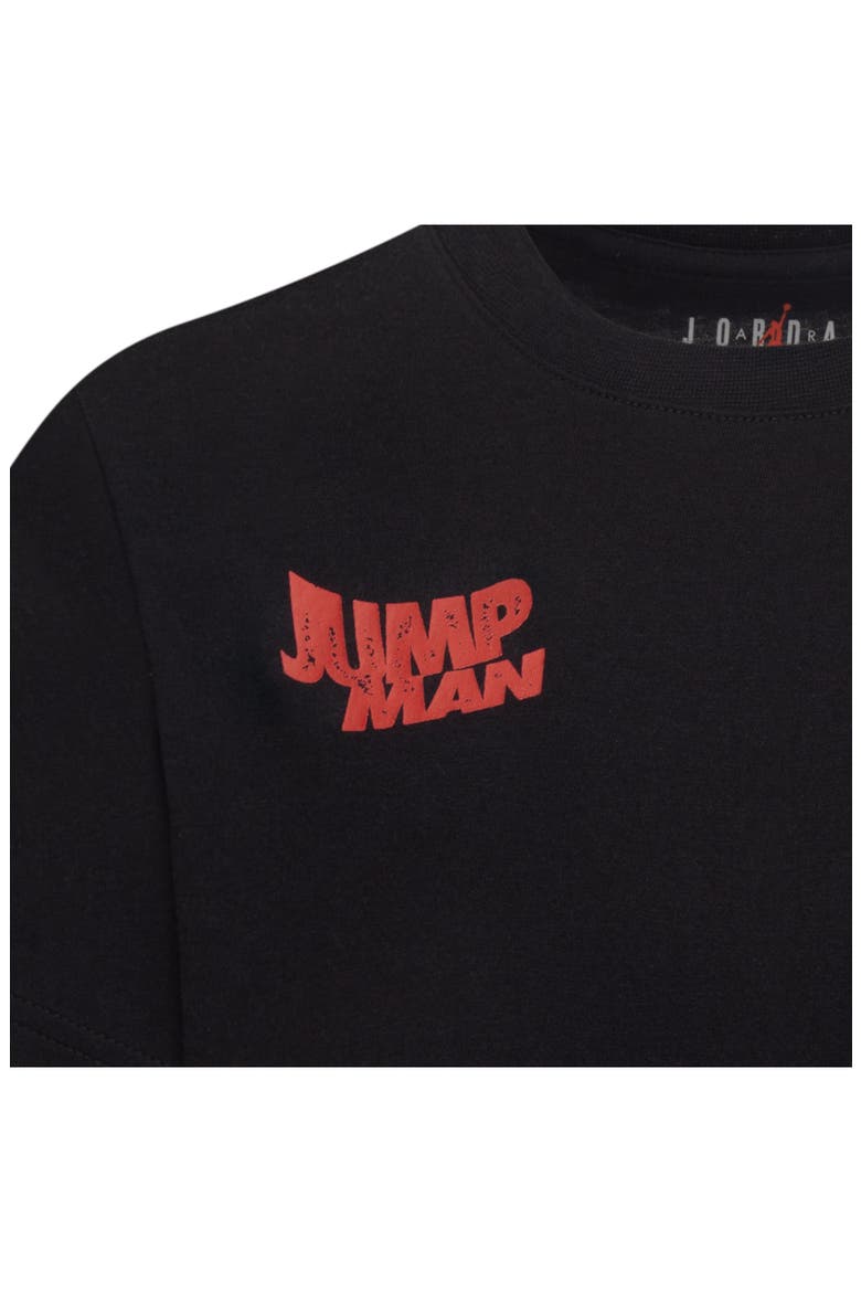 Kids' JDB Wavy Motion Jumpman Graphic T-Shirt, Alternate, color, BLACK