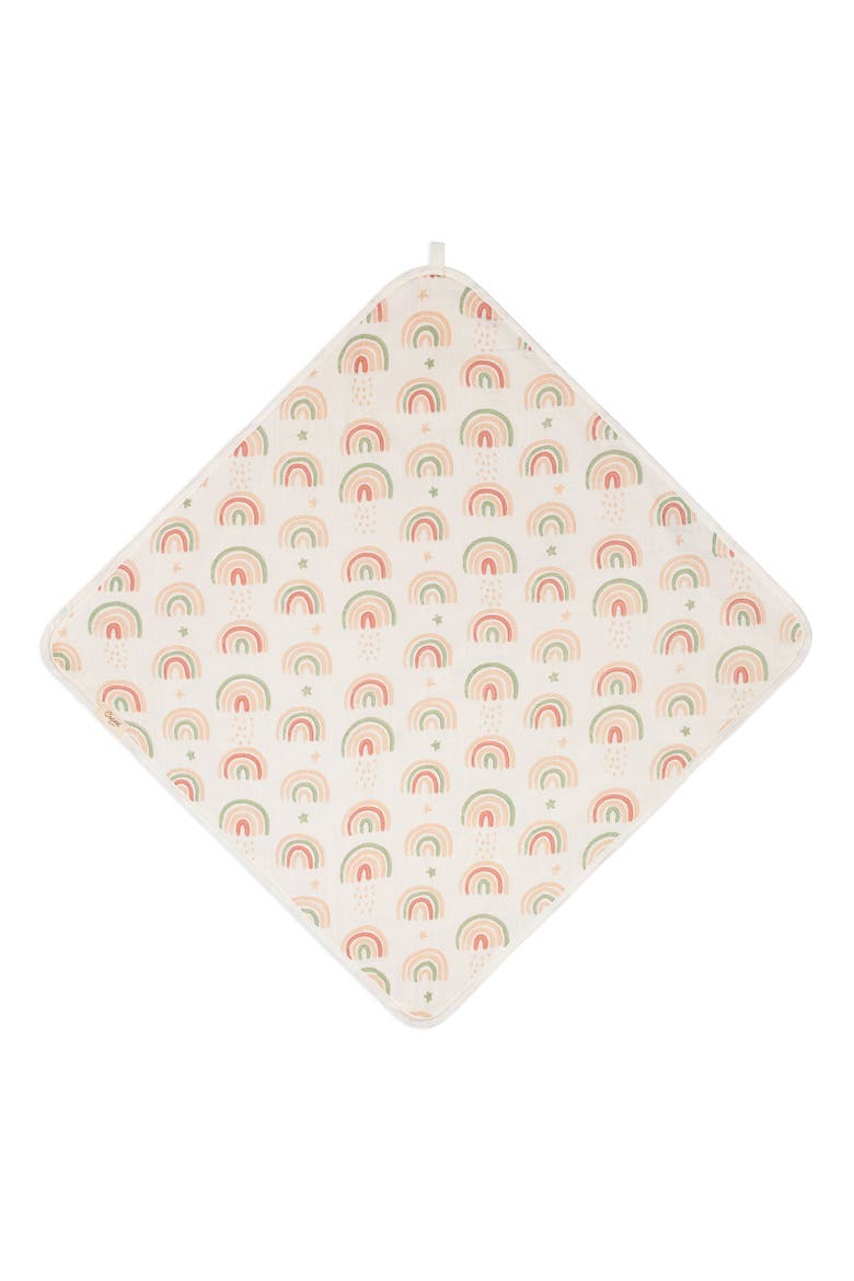 Hooded Cotton Baby Towel, Alternate, color, BEIGE