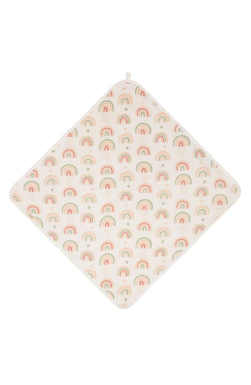 Shop Crane Baby Parker Hooded Cotton Muslin Towel In Beige